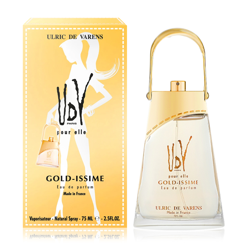 ULRIC DE VARENS UDV 金色手提包 女性淡香精 75ML