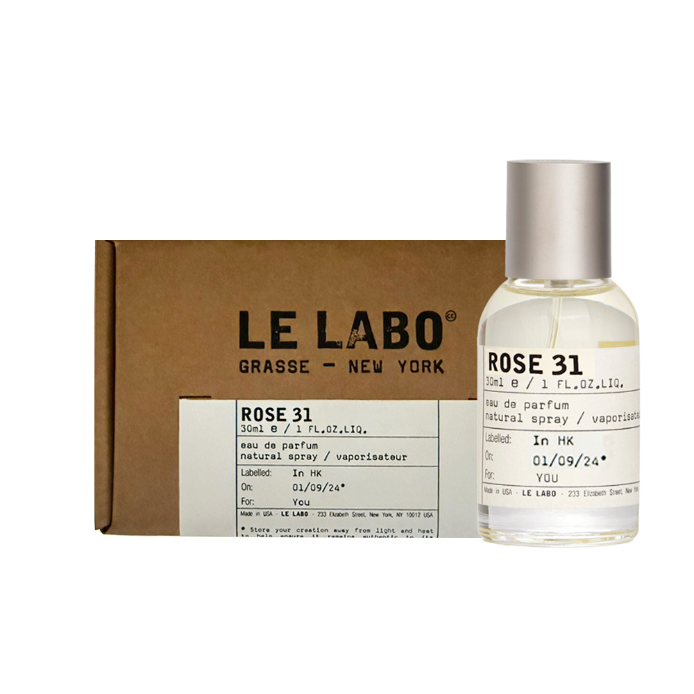 LE LABO 淡香精30ml #玫瑰31 (15ml盒圖) - PChome 24h購物