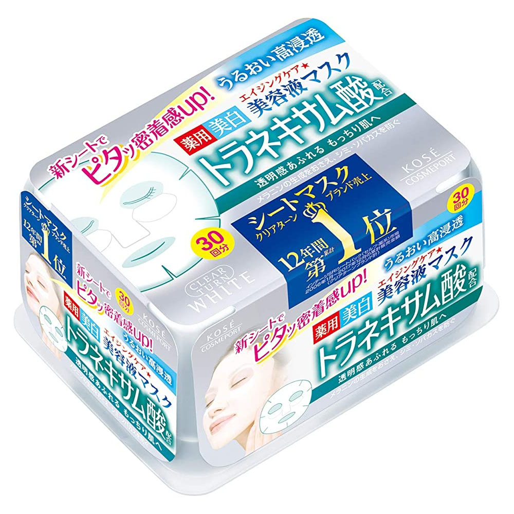 日本KOSE 高浸透美容液面膜30入