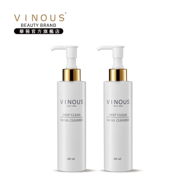 Vinous 深層洗卸潔顏露 X 2入組