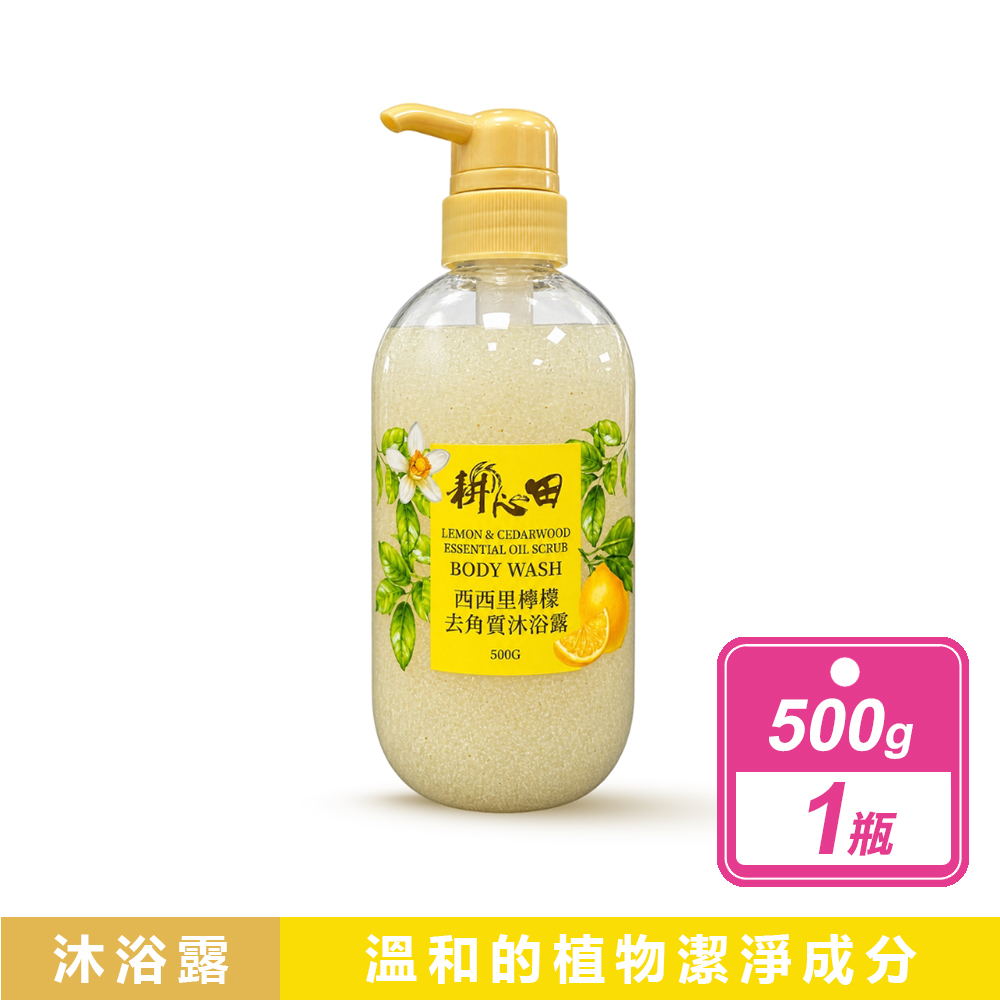耕心田 西西里檸檬去角質沐浴露(500g/瓶)