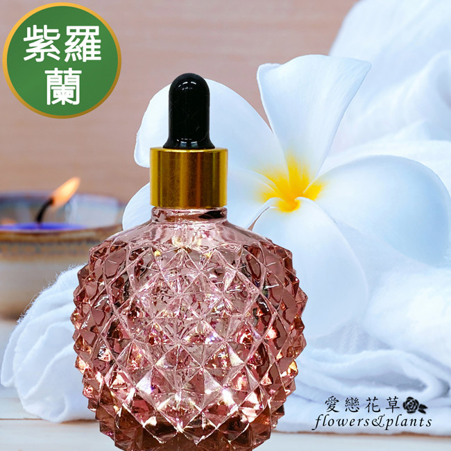 Flowers&Plants 愛戀花草 紫羅蘭玫瑰水氧薰香精油 80ML/鑽石瓶(贈爆力熊擴香石3個)