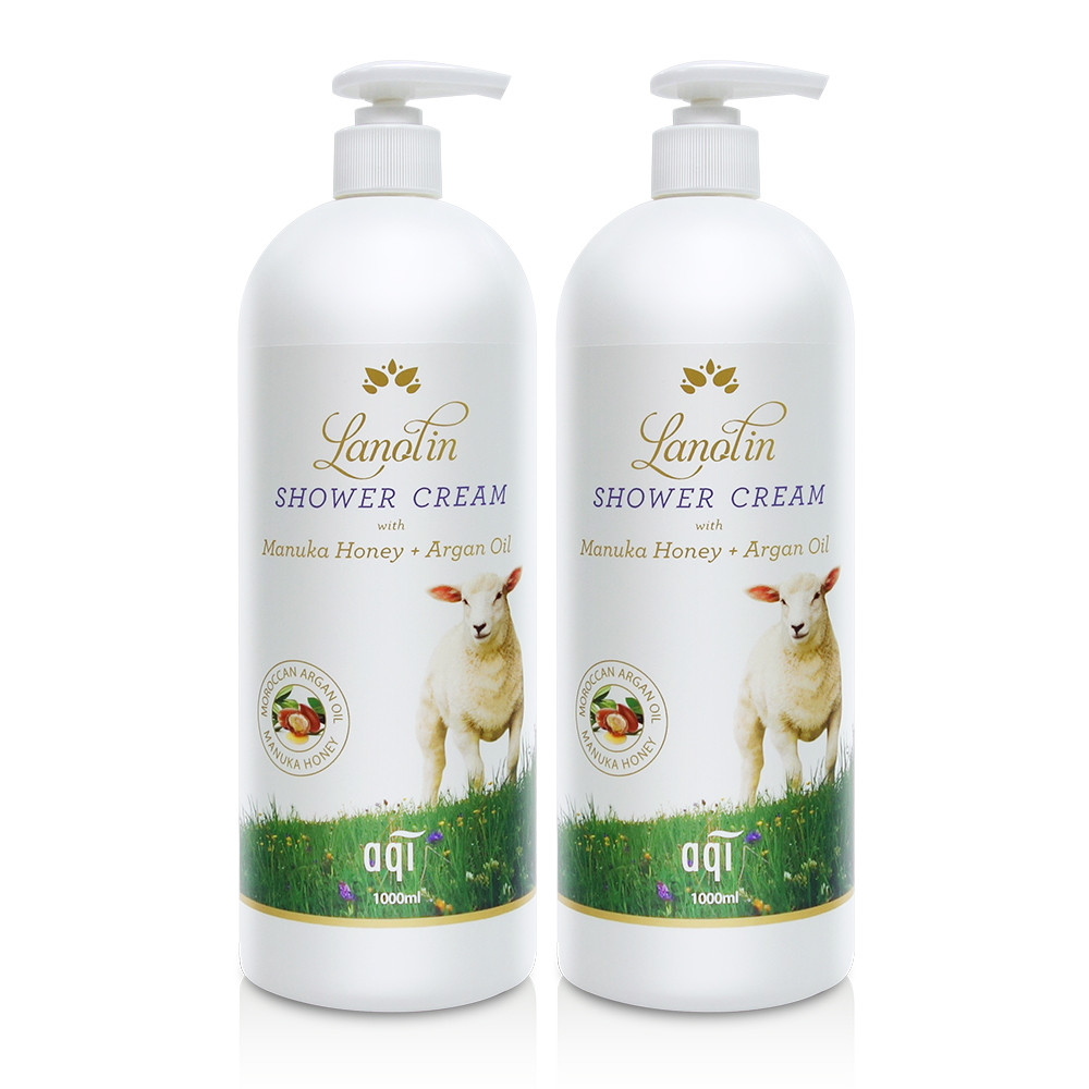 Jollyard 潔麗雅 綿羊油蜂蜜潤膚沐浴乳 1000ml *二瓶