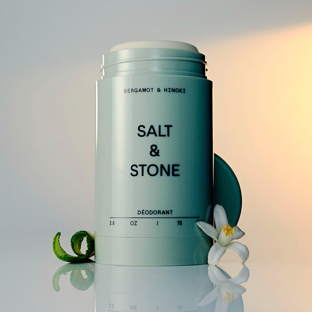 SALT&STONE 天然體香膏-檜木佛手柑75g