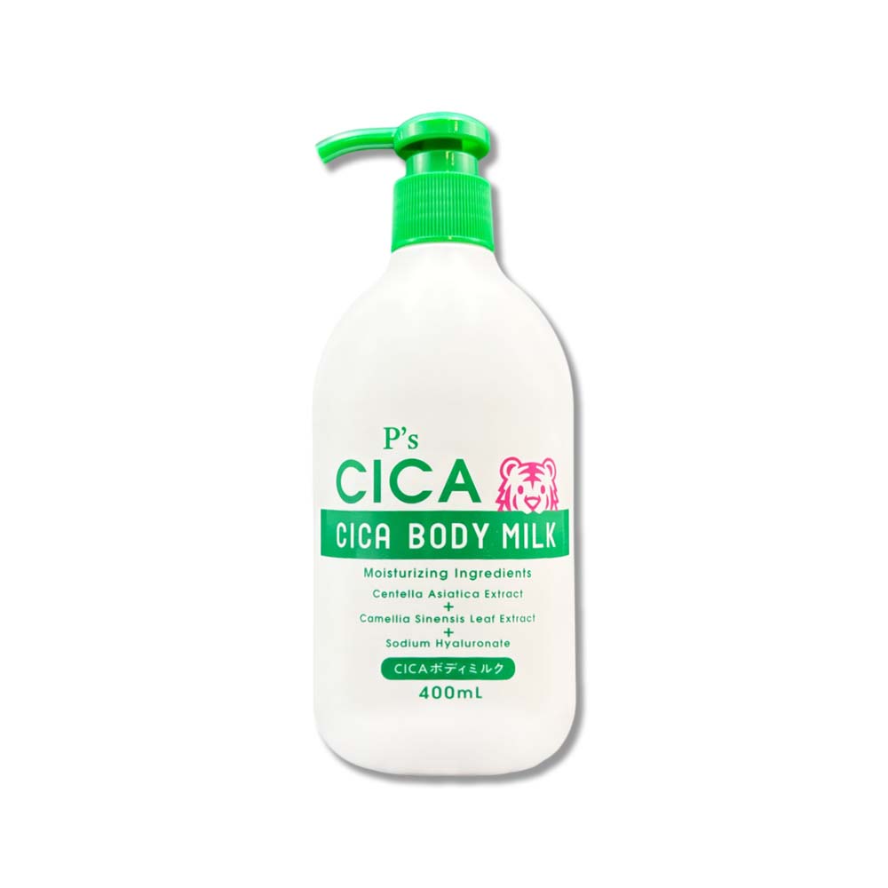 日本KUMANO-P's CICA全身保養護膚霜虎頭積雪草植萃滋潤身體乳400ml/瓶