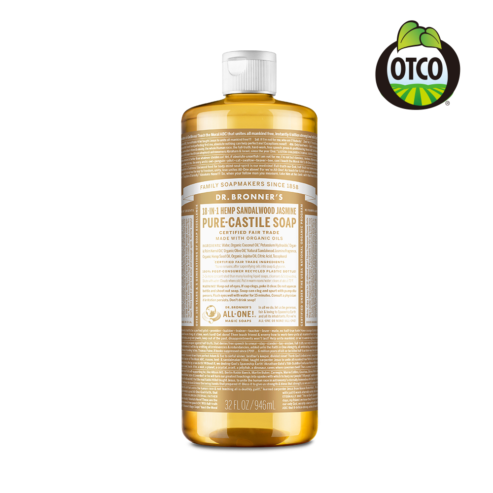 Dr.Bronners 布朗博士 檀香茉莉潔膚露 946ml/32oz
