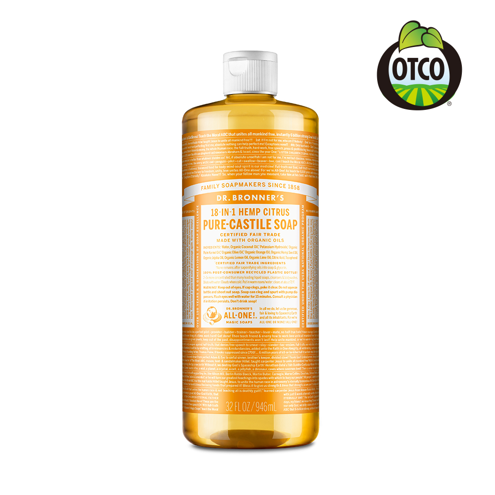Dr.Bronner’s 布朗博士柑橘潔膚露 946ml/32oz