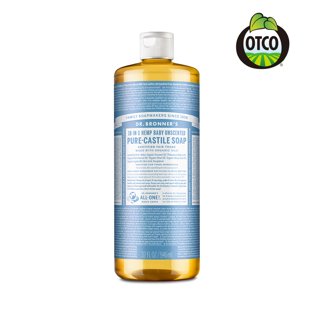 Dr.Bronners 布朗博士 Dr.Bronners 嬰兒無香潔膚露 946ml/32oz