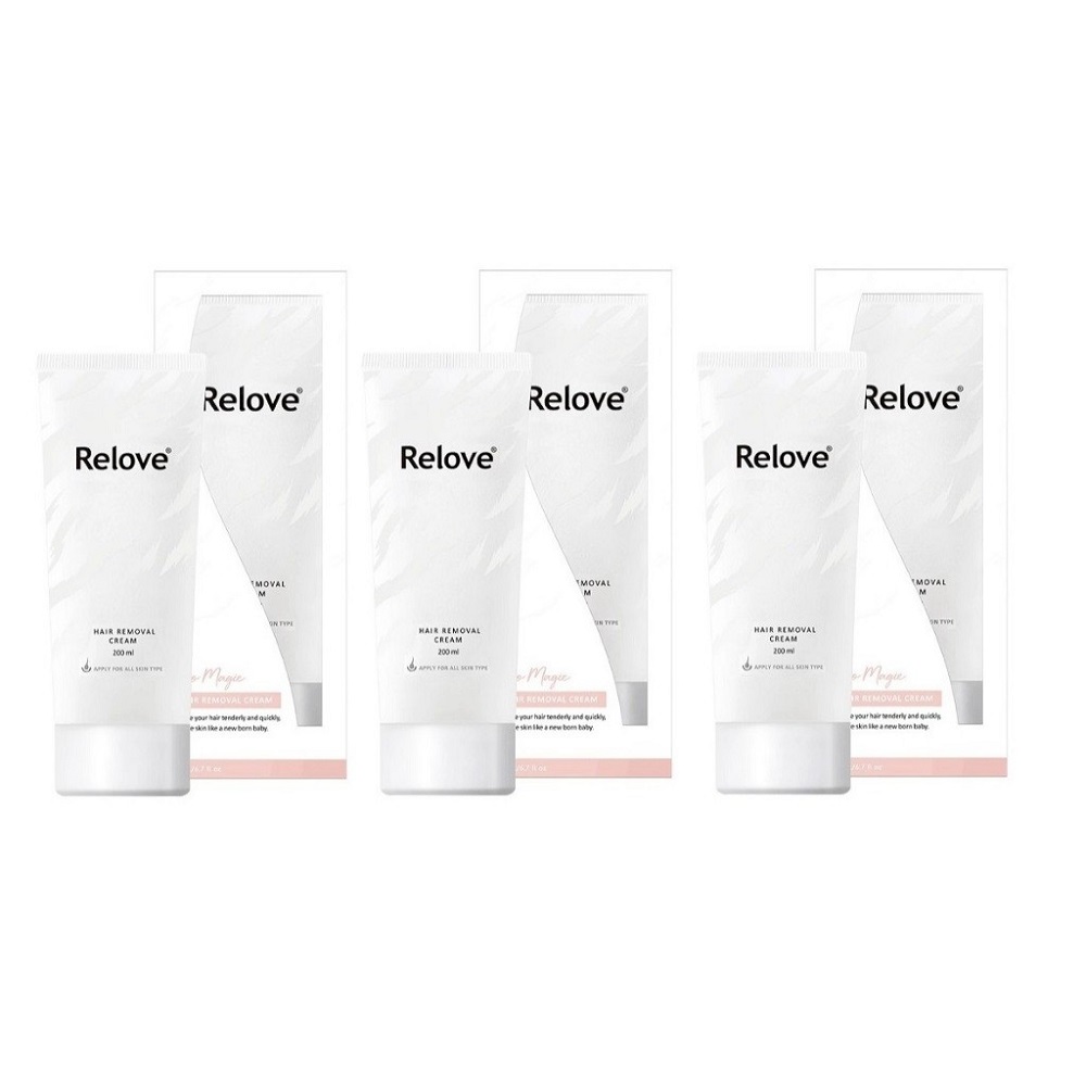 Relove 瞬淨 Ku溜零毛髮霜 200ml ( 三入組 )