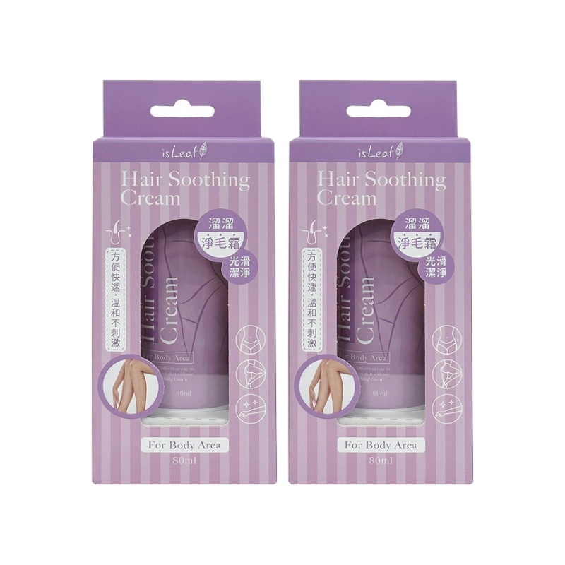 isLeaf 溜溜淨 零毛髮霜 80ml (二入組)