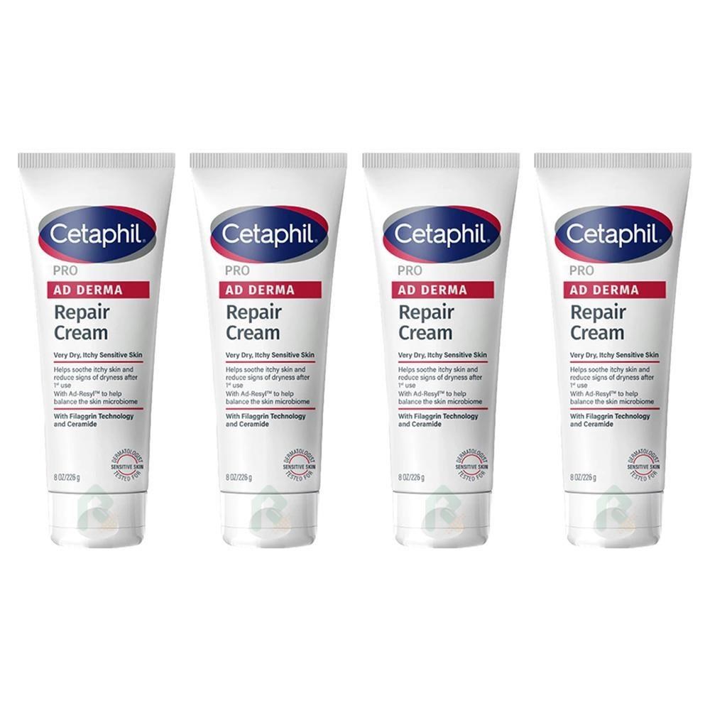 Cetaphil 舒特膚 【4入組】 AD益膚康修護舒敏乳霜226g