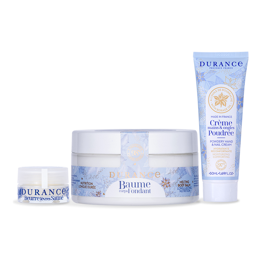 DURANCE 朵昂思 琉璃苣・柔焦水嫩手唇保養組
