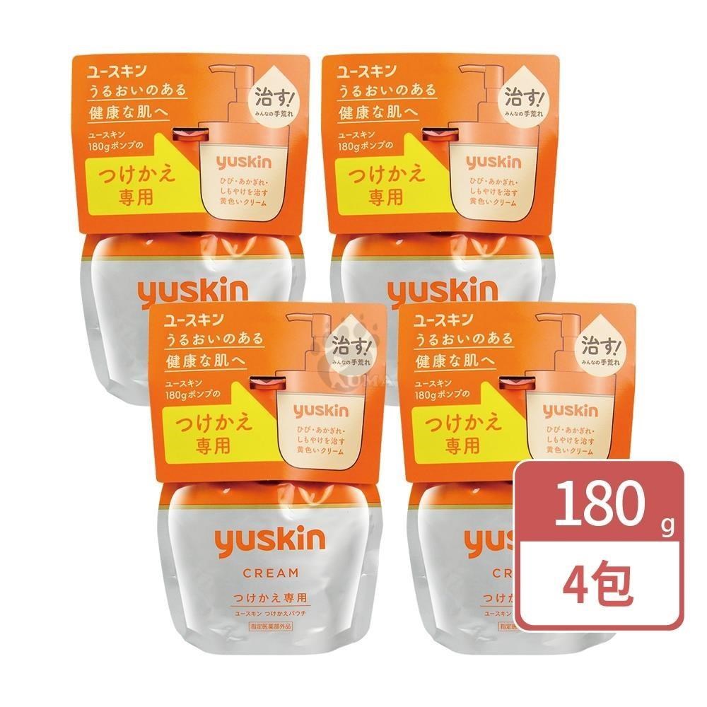 yuskin 悠斯晶 乳霜 180g/包 (4包) 補充包