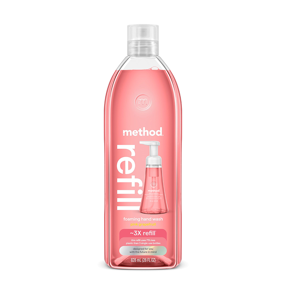 Method 美則 粉紅葡萄柚泡沫洗手露(補充瓶)828ml（其他規格）