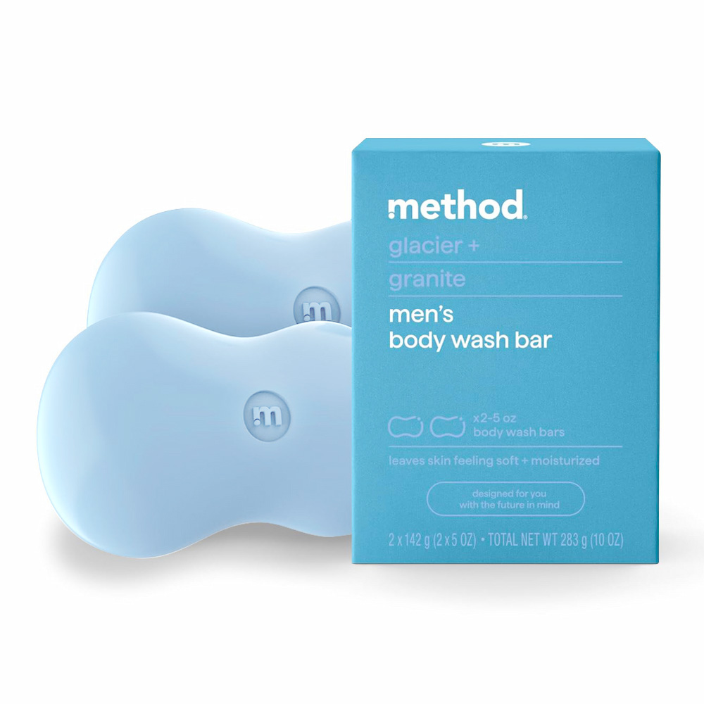Method 美則 男仕潔膚皂-極地冰川142g x2