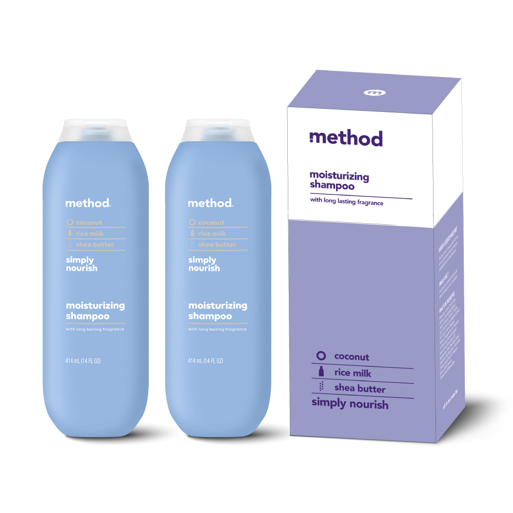 Method 美則 感官洗髮精禮盒-就是滋潤414ml x2