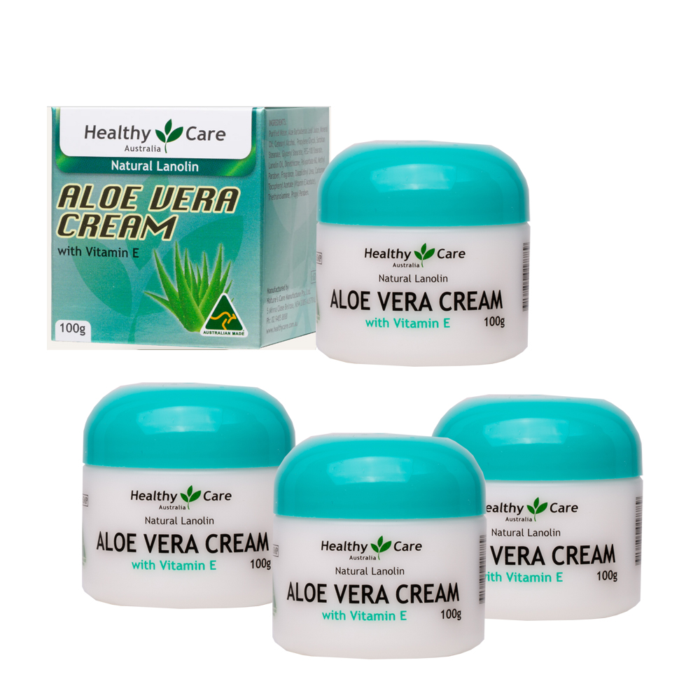 healthy care 澳洲 綿羊蘆薈潤澤霜含維他命E(入組 100g/罐) 即期品-2027年3月到期