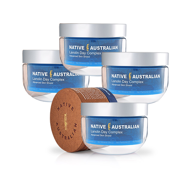 native 【澳洲】綿羊脂全方位呵護綜合日霜(4 入組 150g/罐 深層養護系列) 即期品-2026年10月到期