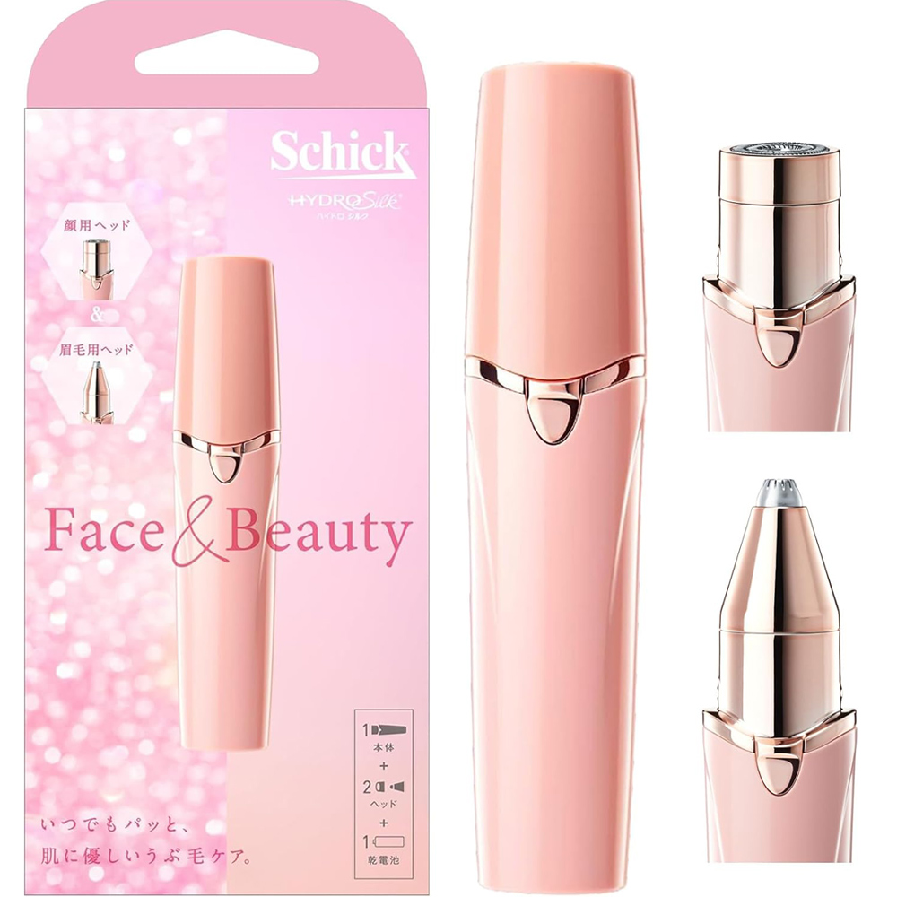 Schick 舒適 日本 二合一電動修容刀(修眉刀、臉部除毛刀)