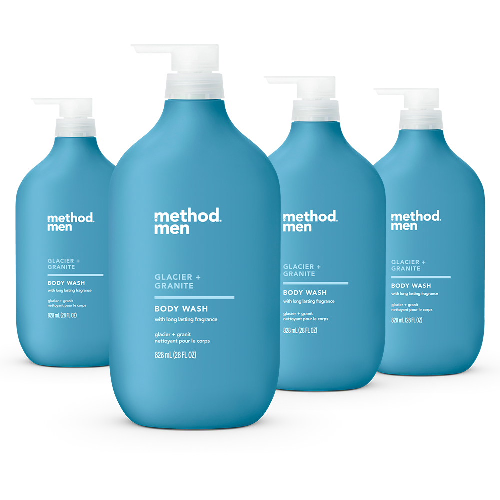 Method 美則 男仕潔膚露-極地冰川828ml*4