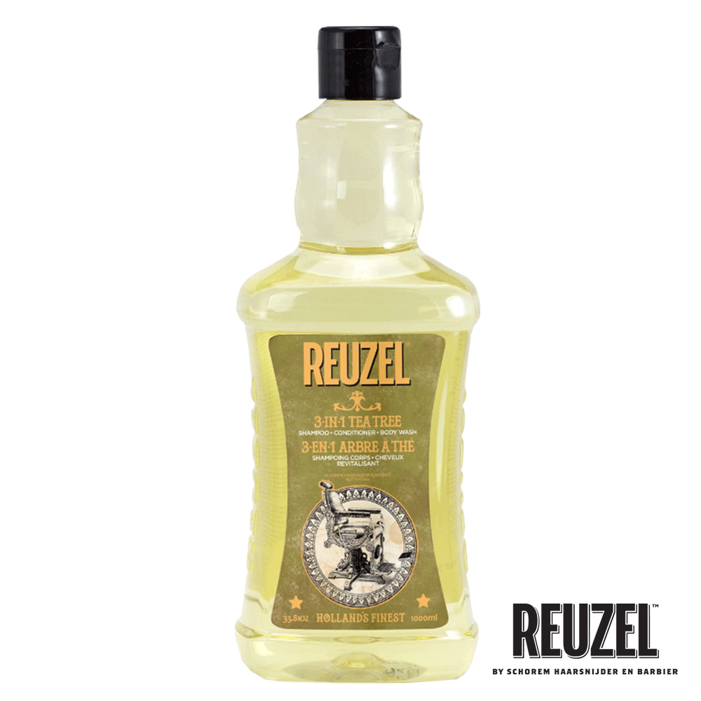 REUZEL Tea Tree 三合一茶樹全能全身洗潤保濕髮浴 1000ml（其他規格）