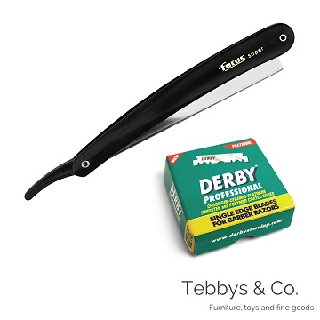 義大利 Focus 剃刀 黑 + Derby單刃100片