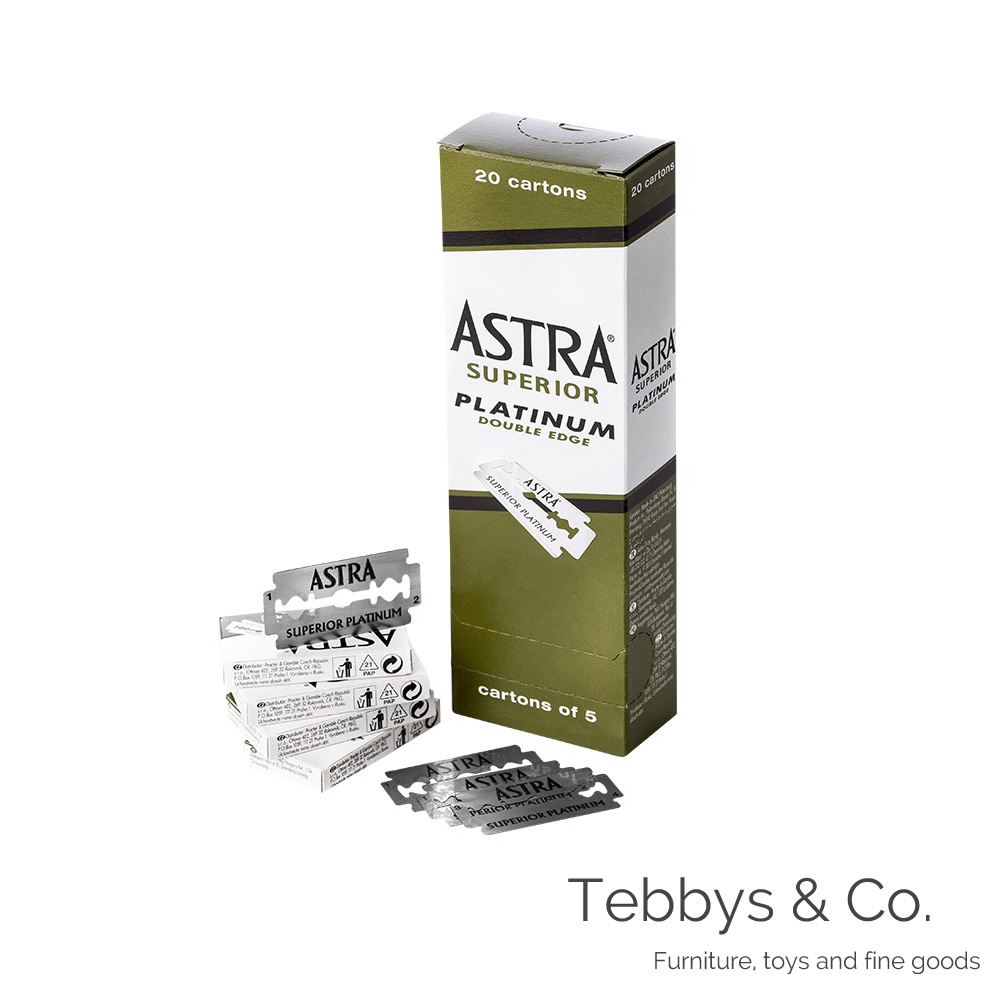 俄羅斯Astra Superior Platinum極致白金版雙面安全刀片20盒