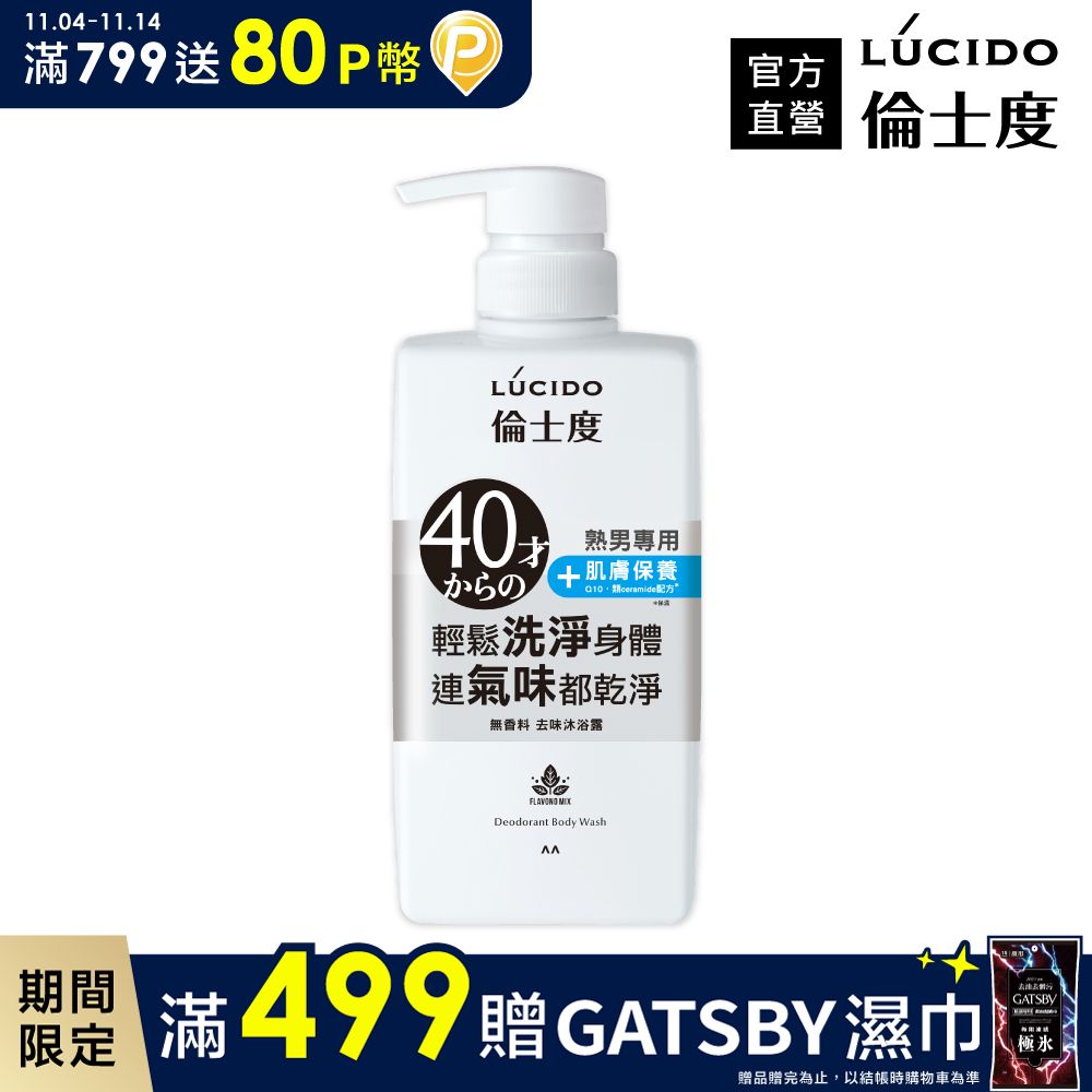 LÚCIDO倫士度去味沐浴露450ml