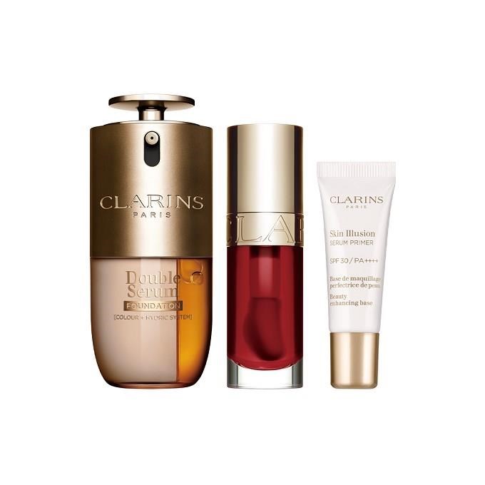 Clarins 克蘭詩 黃金雙萃亮妍底妝組(2026周慶限定)