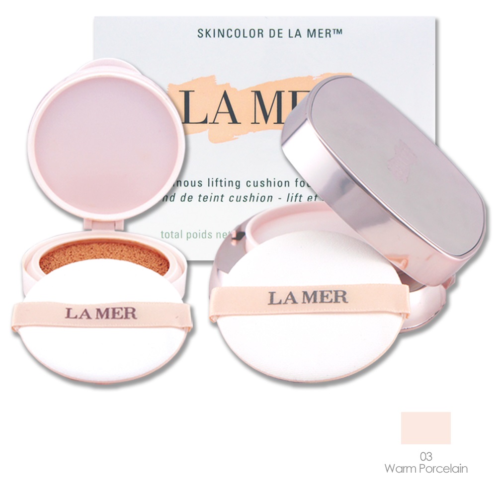 LA MER 海洋拉娜 奇蹟煥采氣墊粉霜 24g(12g x 2)-03 Warm Porcelain