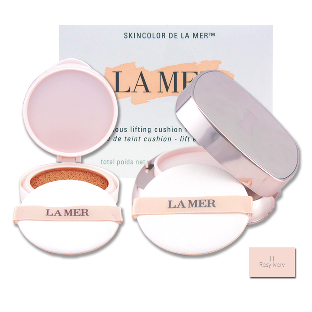 LA MER 海洋拉娜 奇蹟煥采氣墊粉霜 24g(12g x 2)-11 Rosy Ivory