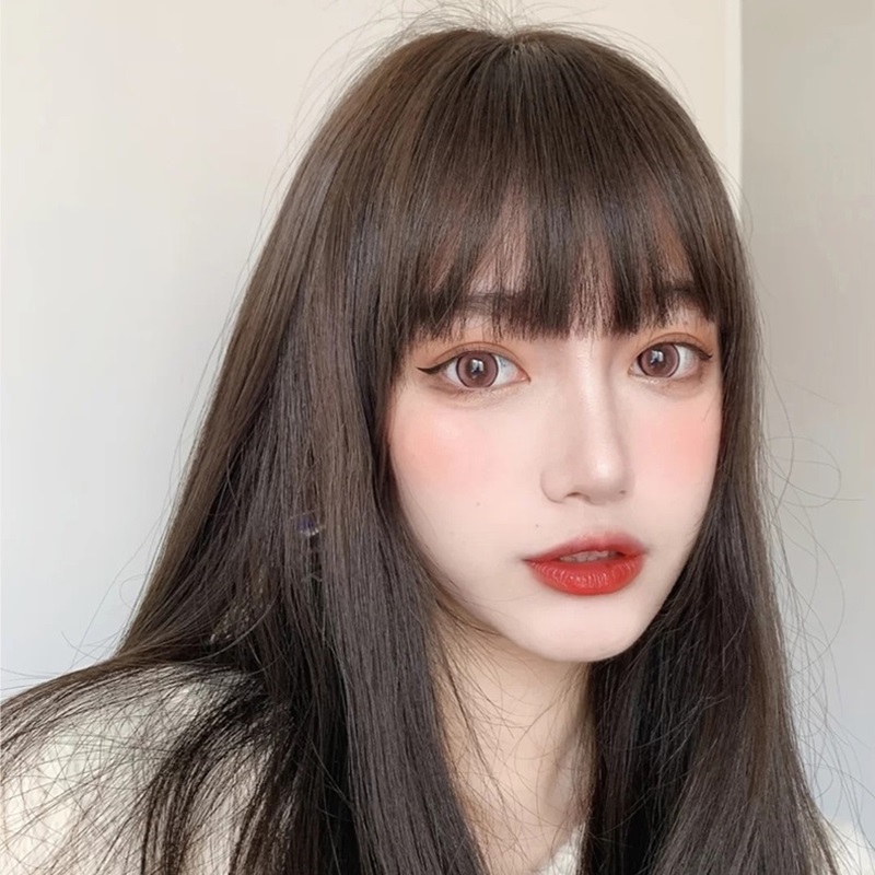 巴黎精品 女假髮整頂真髮絲-自然時尚直順長髮美髮用品4款74ah8
