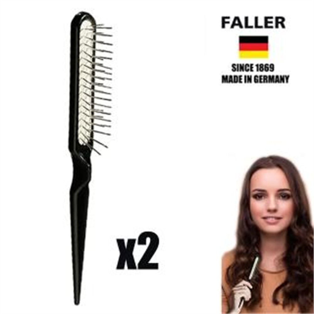 FALLER 芙樂 德國製特長金屬梳子清潔梳兩入(金屬梳/清潔清理梳子/女王節)