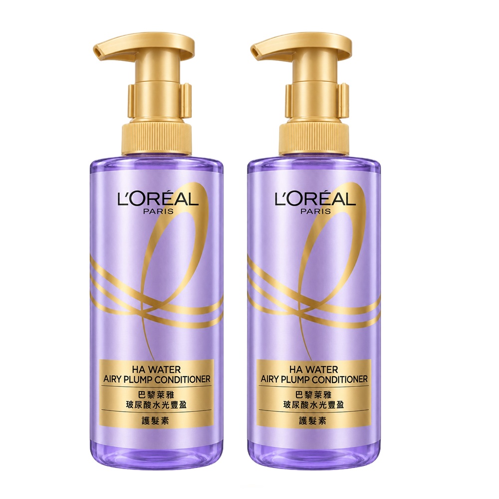 LOREAL PRO 巴黎萊雅 玻尿酸水光豐盈護髮素440ml 兩入組 公司貨(效期2027/04/12)