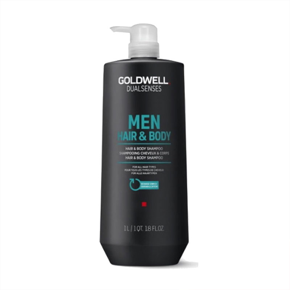 GOLDWELL 歌薇 MEN感全能髮浴 1000ml 洗髮精 沐浴 二合一