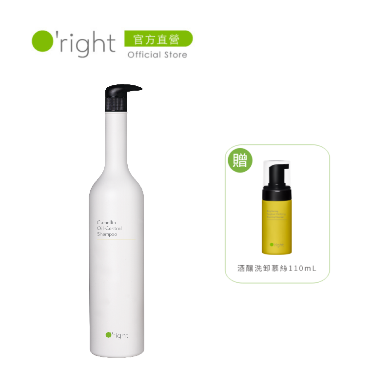 O'right 歐萊德 Oright茶花控油洗髮精 1000ml