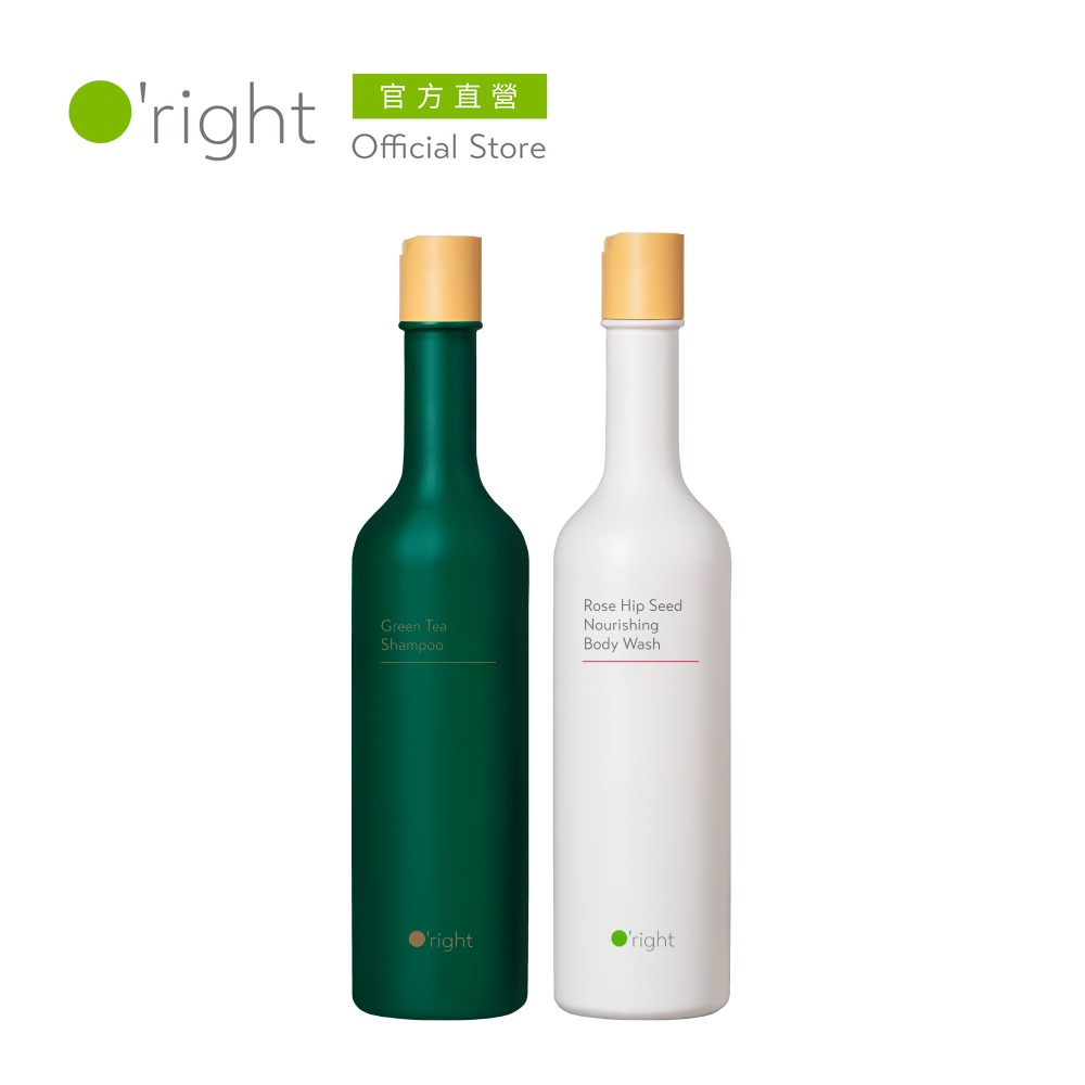 【洗沐套組】Oright  全系列洗髮精400mL +沐浴乳400mL (多款任選)