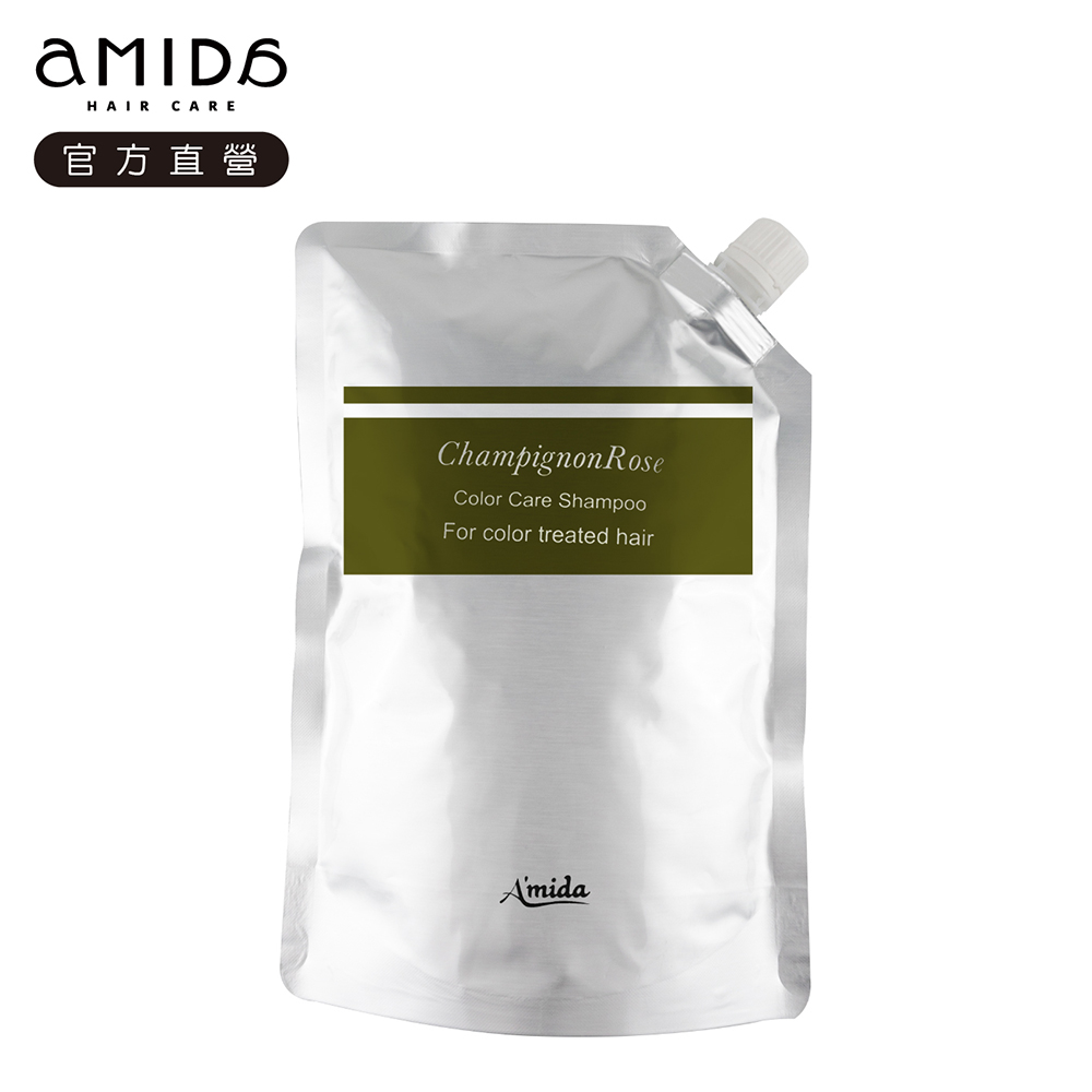 AMIDA 阿蜜達 香檳玫瑰護色洗髮精補充包1000ml