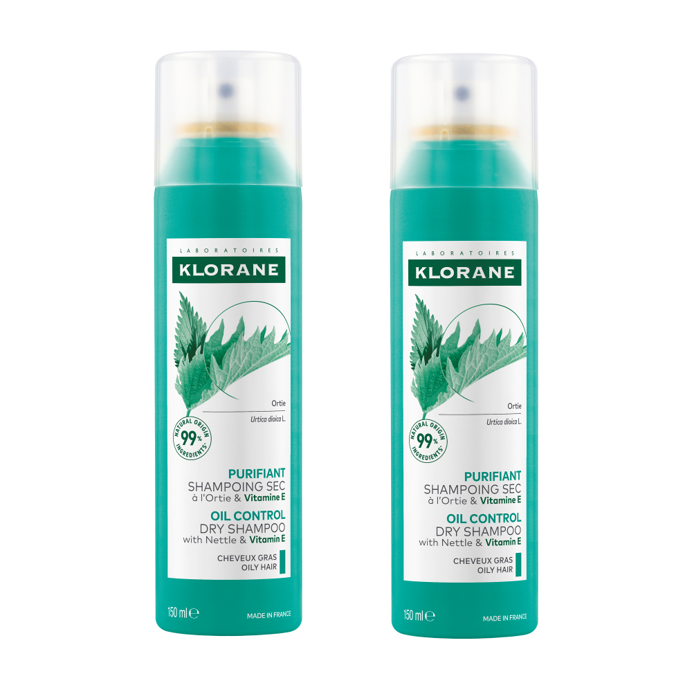 KLORANE 蔻蘿蘭 根源控油乾洗髮150ml​(即期2入組)