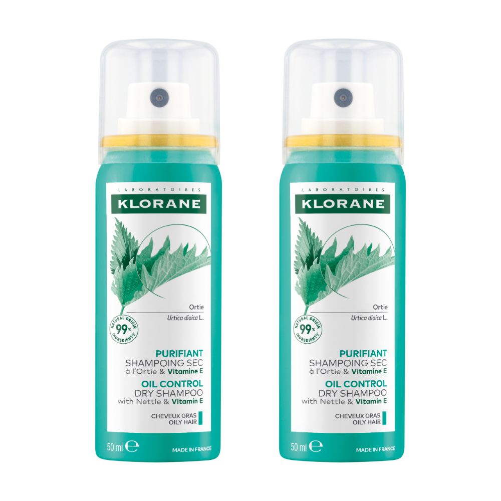 KLORANE 蔻蘿蘭 根源控油乾洗髮50ml​(2入組)