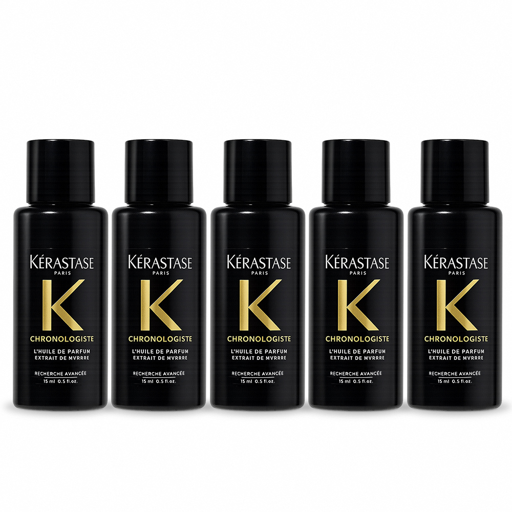 Kerastase 卡詩 黑鑽極萃逆時玫瑰香氛露(15ml)X5 [75ml/正貨容量超值組]-國際航空版