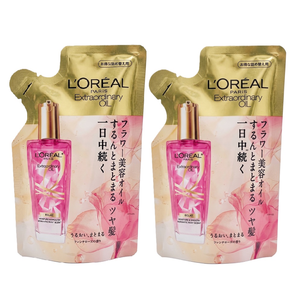 LOREAL PRO 巴黎萊雅 金緻護髮精油-玫瑰精華(補充包) 90ml 2入組 公司貨