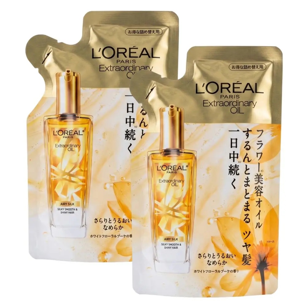 LOREAL Paris 巴黎萊雅 金緻護髮精油-金色款(補充包) 90ml 2入組 公司貨