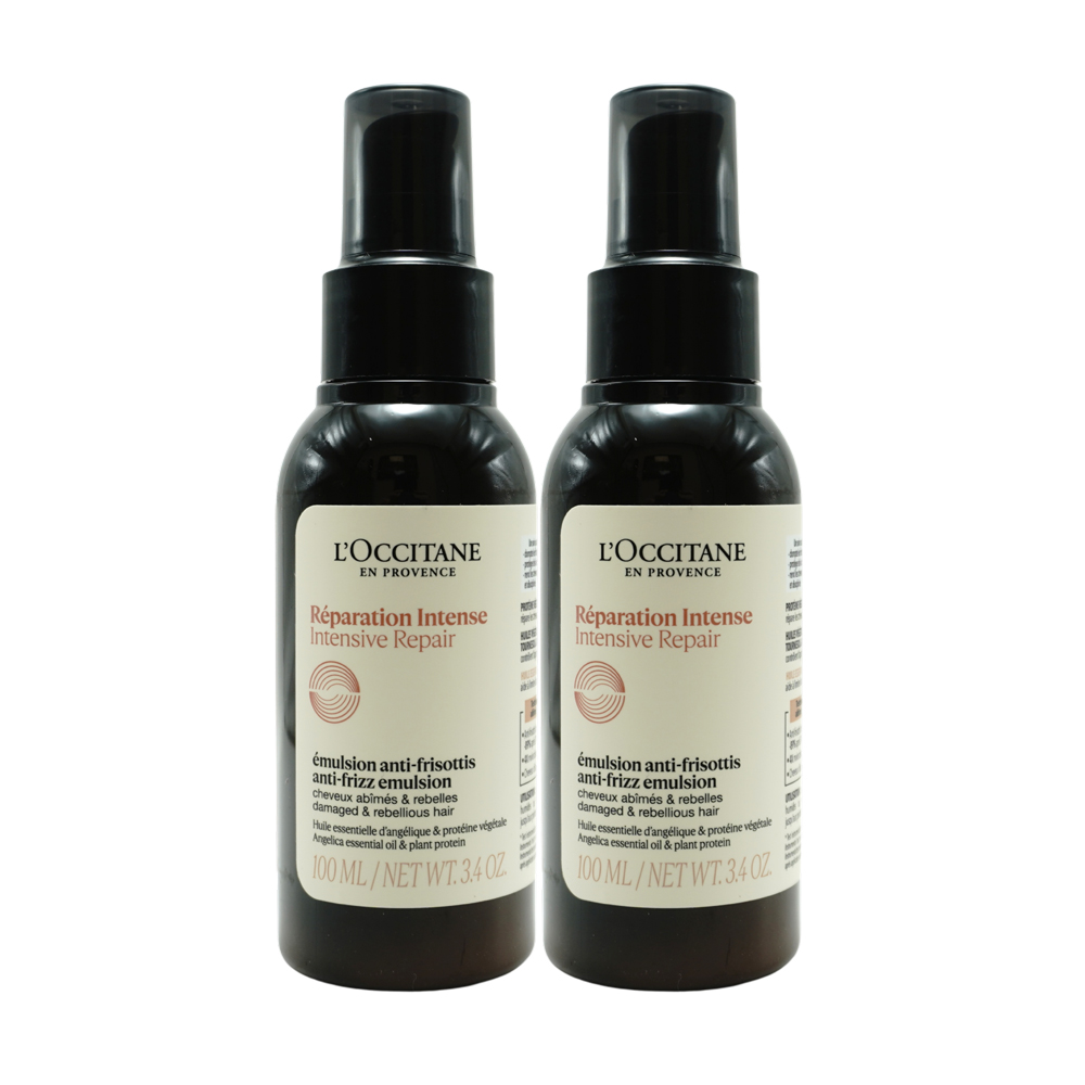 L'OCCITANE 歐舒丹 草本修護抗毛燥順髮凝乳(100ml)X2 新版