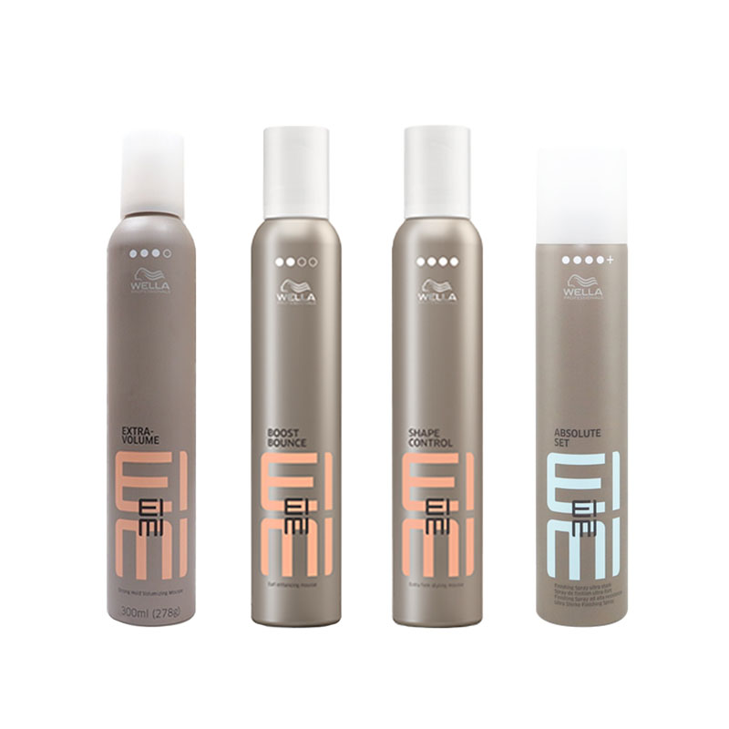 Wella 威娜 EIMI 艾迷 彈力慕絲plus 彈跳 超塑 定格噴霧 300ml 慕絲 定型 公司貨(任選一入)