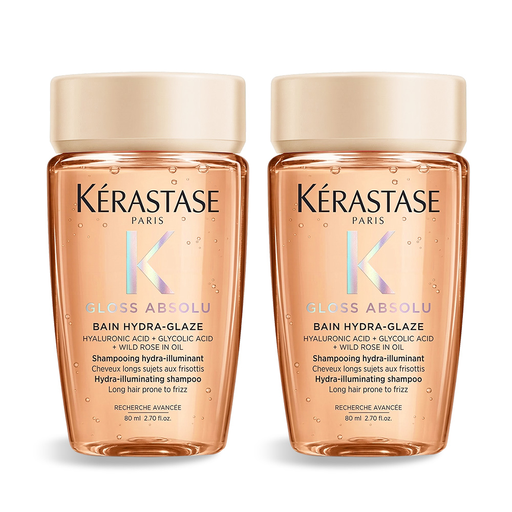 Kerastase 卡詩 釉光香頌玫瑰髮浴(80ml)X2-國際航空版（其他規格）