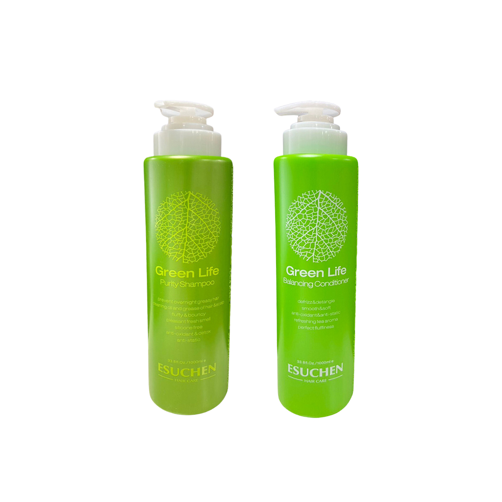 Esuchen 藝思晨 綠活洗護系列 1000ml (綠活多酚洗髮精/平衡護髮素)