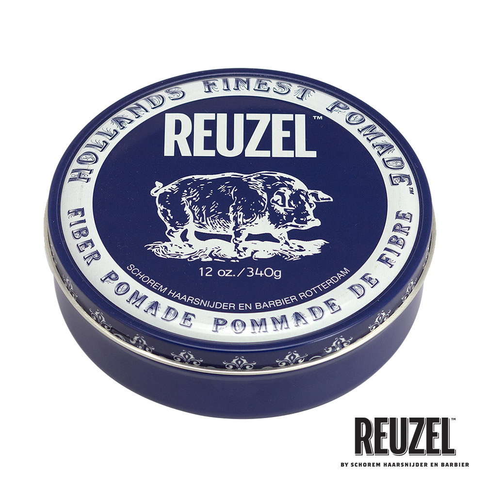 REUZEL 深藍豬強力纖維級水性髮泥 340g