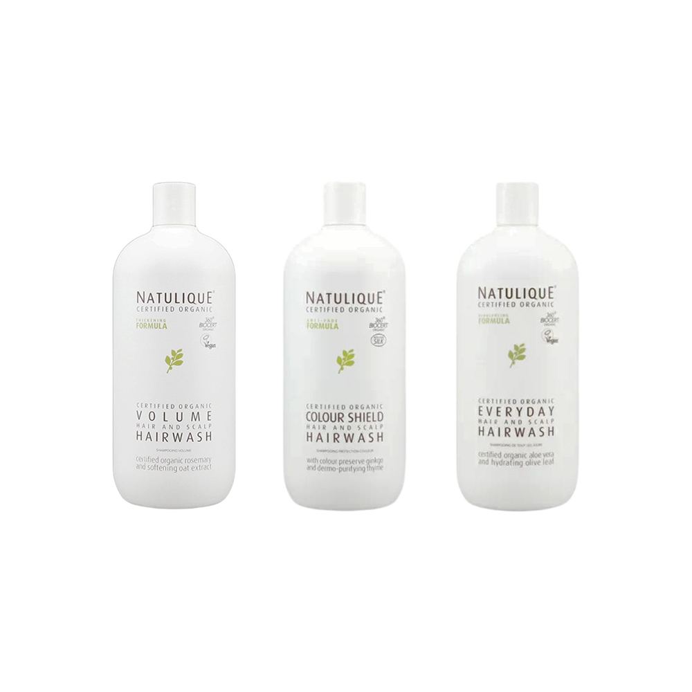 NATULIQUE 丹麥 洗髮露 1000ml 豐厚髮絲 彩盾護色 每日溫和 洗髮精 天然有機(任選一入)