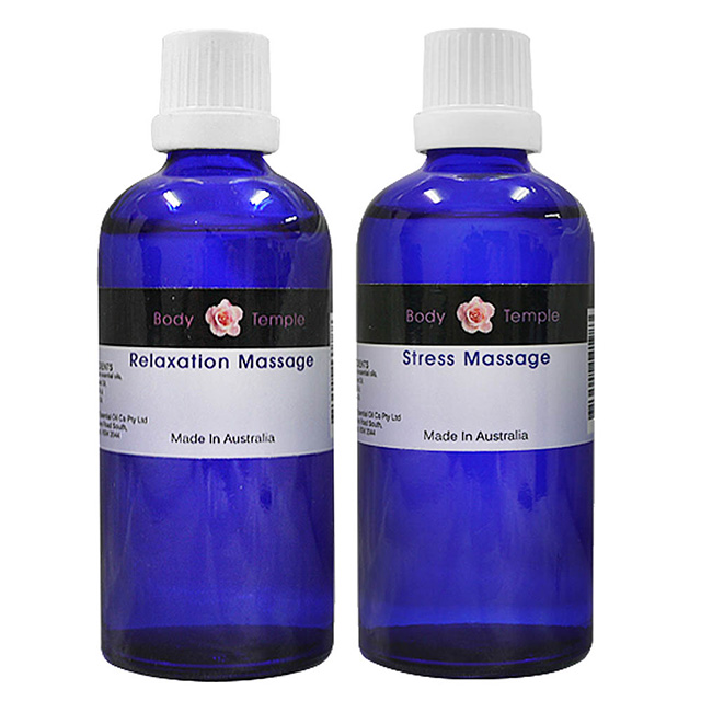 Body Temple 身體殿堂 特調複方按摩油 2入合購組 (放鬆100ml+抗壓100ml)